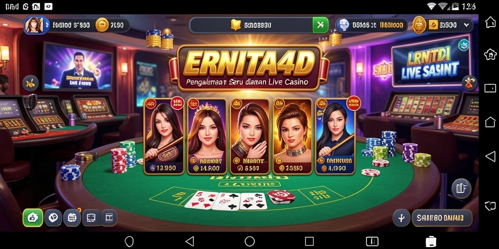 Tampilan gameplay seru dan interaktif dari ERNITA4D.