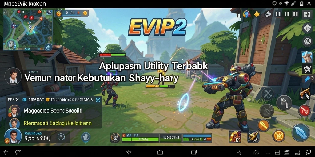Tampilan utama EVIP2 dengan berbagai fitur Utility yang efektif.