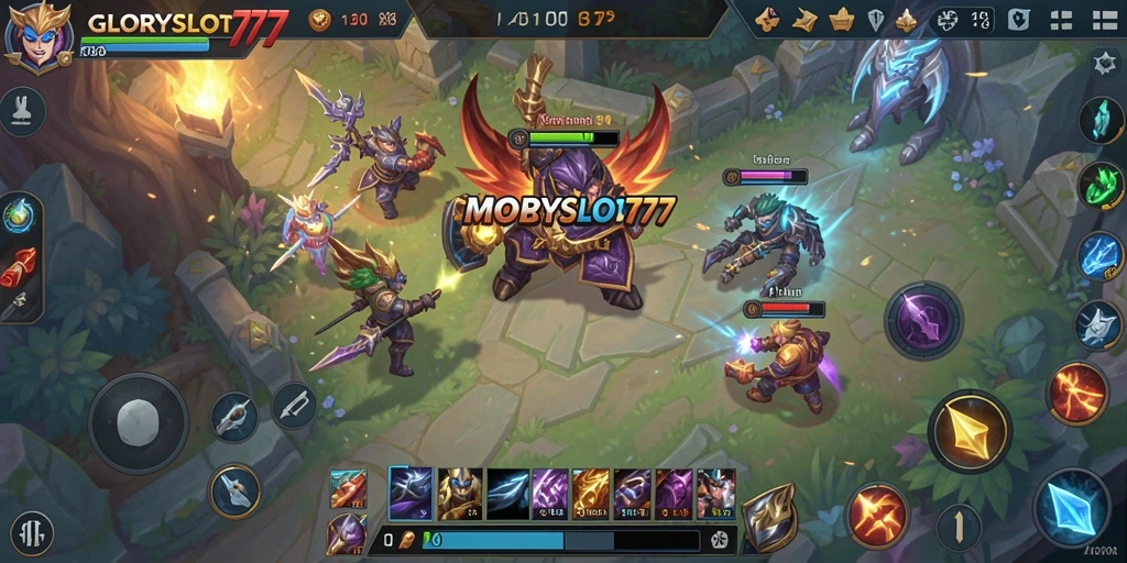 Tangkapan layar gameplay GLORYSLOT777 yang mendebarkan.