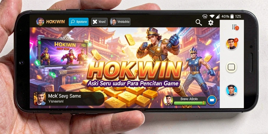 Tampilan gameplay Action yang mendebarkan dari HOKIWIN.