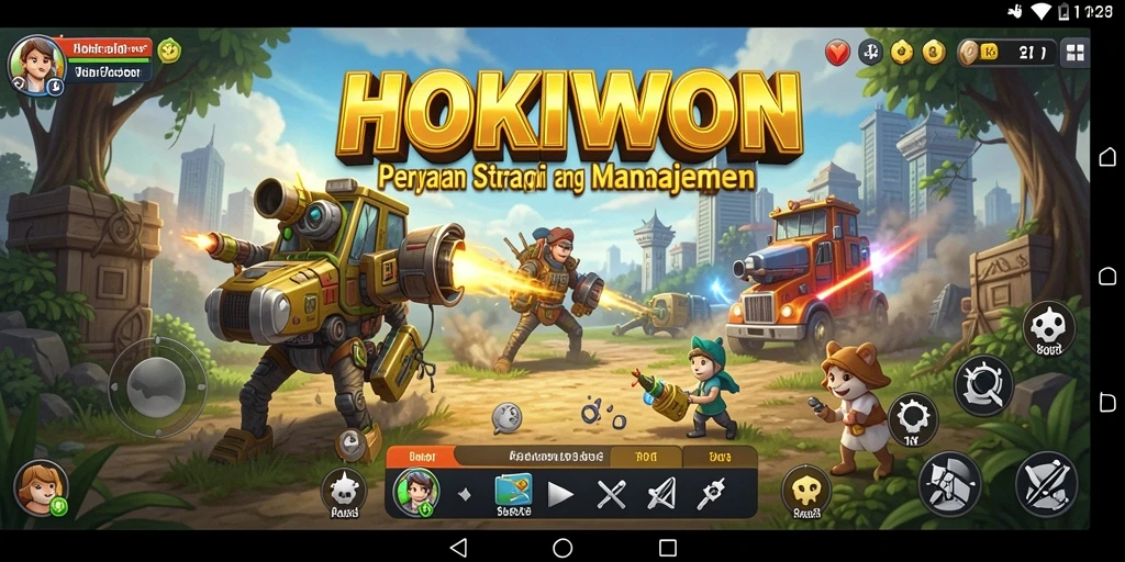 Tangkapan layar permainan HOKIWON dengan gameplay yang menarik.