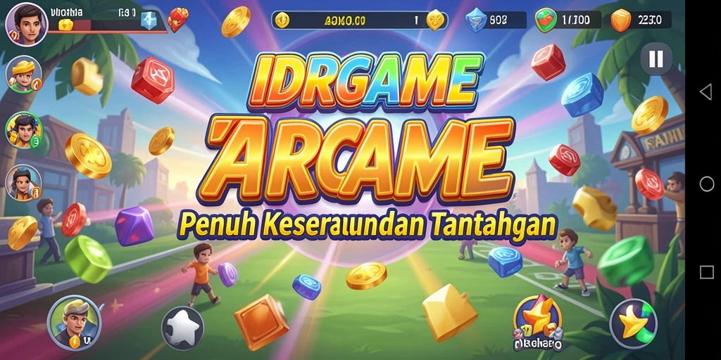 Tampilan gameplay seru dari IDRGAME yang menantang dan penuh warna.