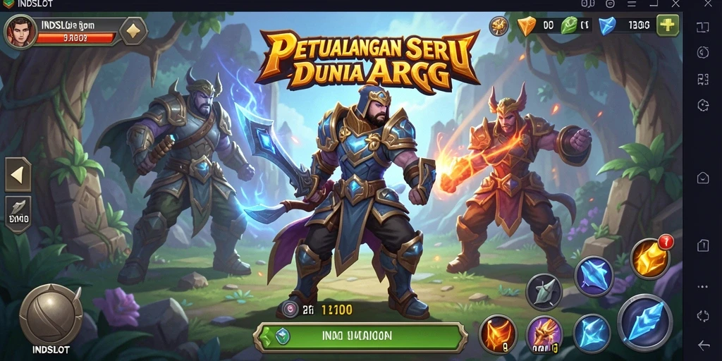 Tampilan gameplay INDSLOT yang mengesankan dan seru.