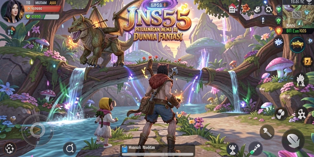 Tangkapan layar menunjukkan gameplay seru dan menegangkan di INS55.