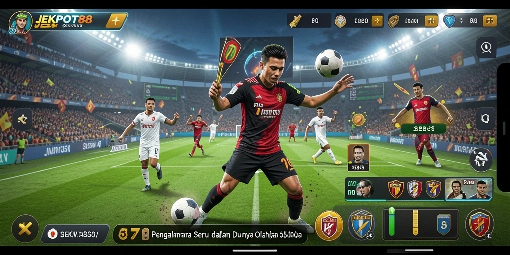 Tampilan gameplay seru dalam JEKPOT88 yang memukau.