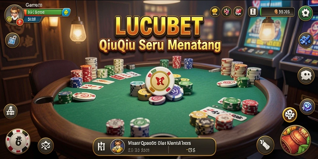 Tampilan gameplay seru LUCUBET saat bermain QiuQiu.