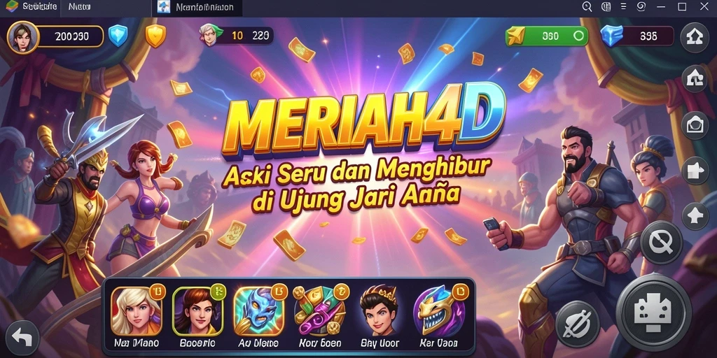Tampilan menarik dari gameplay MERIAH4D yang seru dan penuh aksi.