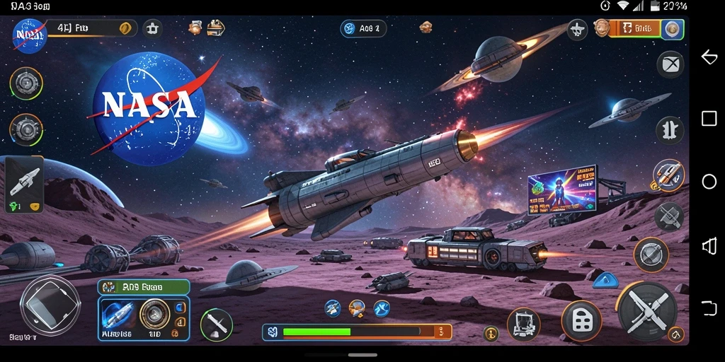 Tampilan menarik dari gameplay NASA4D yang penuh aksi.