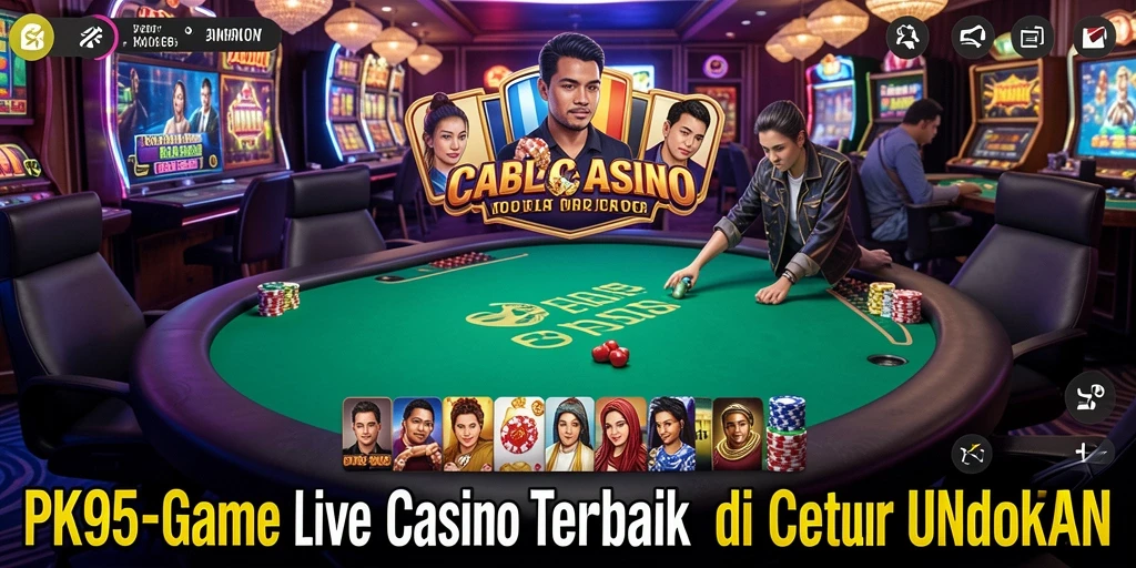 Tampilan gameplay menarik dari PK95 dengan dealer langsung.