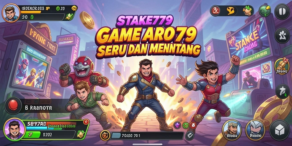Tampilan gameplay seru dan penuh warna di STAKE779.