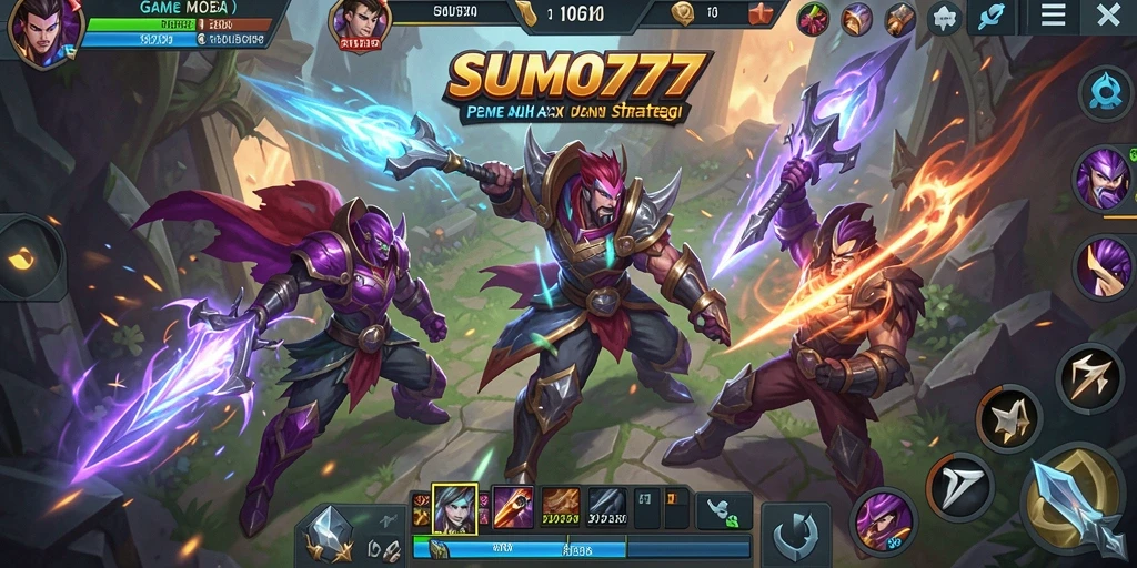 Tampilan gameplay menarik dan strategis dalam SUMO777.