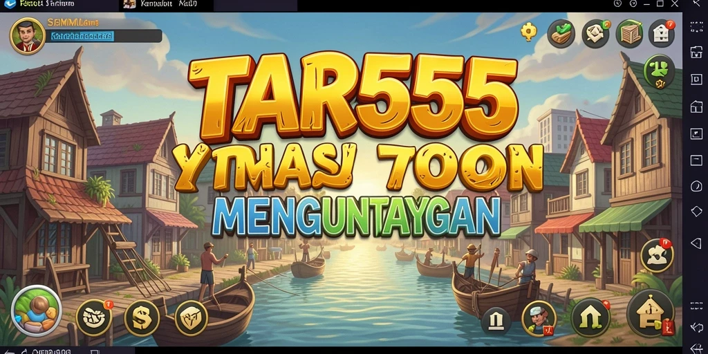 Tampilan menarik TAR555 saat bermain game Tycoon.