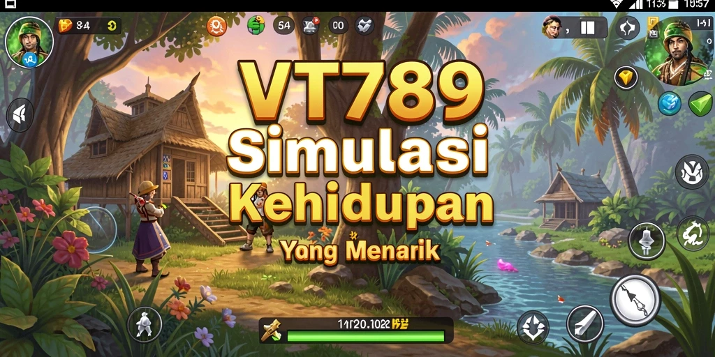 Tangkapan layar utama VT789 menunjukkan gameplay yang realistis dan menarik.