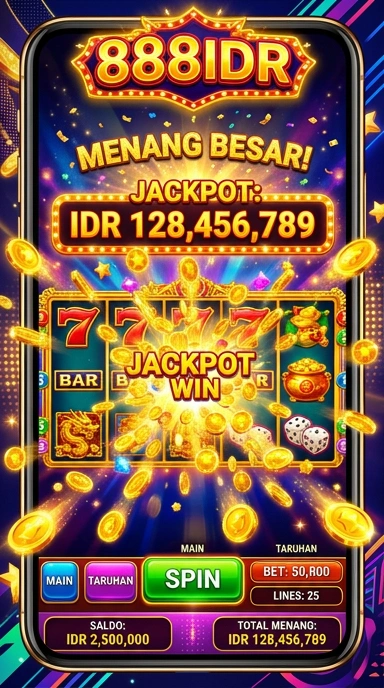 Tangkapan layar antarmuka pengguna 888idr yang intuitif.